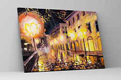 Obraz Maľovaná ulička pod hradom 1662